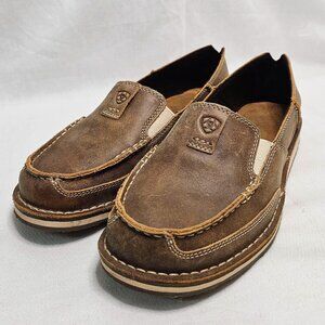 Ariat Cruiser Slip On Moccasins Brown Flats Casual 10023008 Women's Size 10B